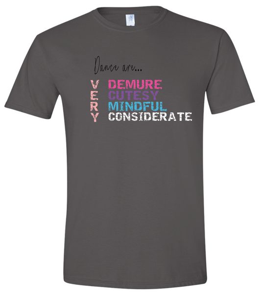 DEMURE TEE