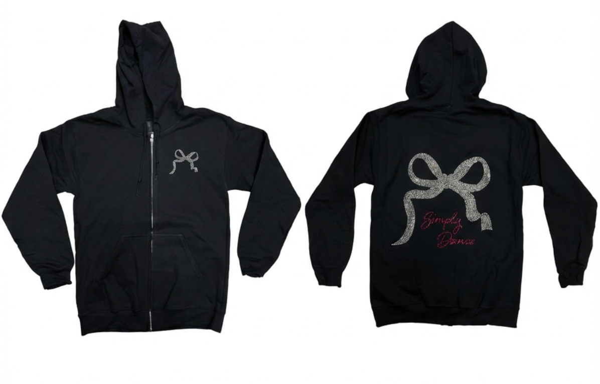 SIMPLY DANCE RHINESTONE ZIP